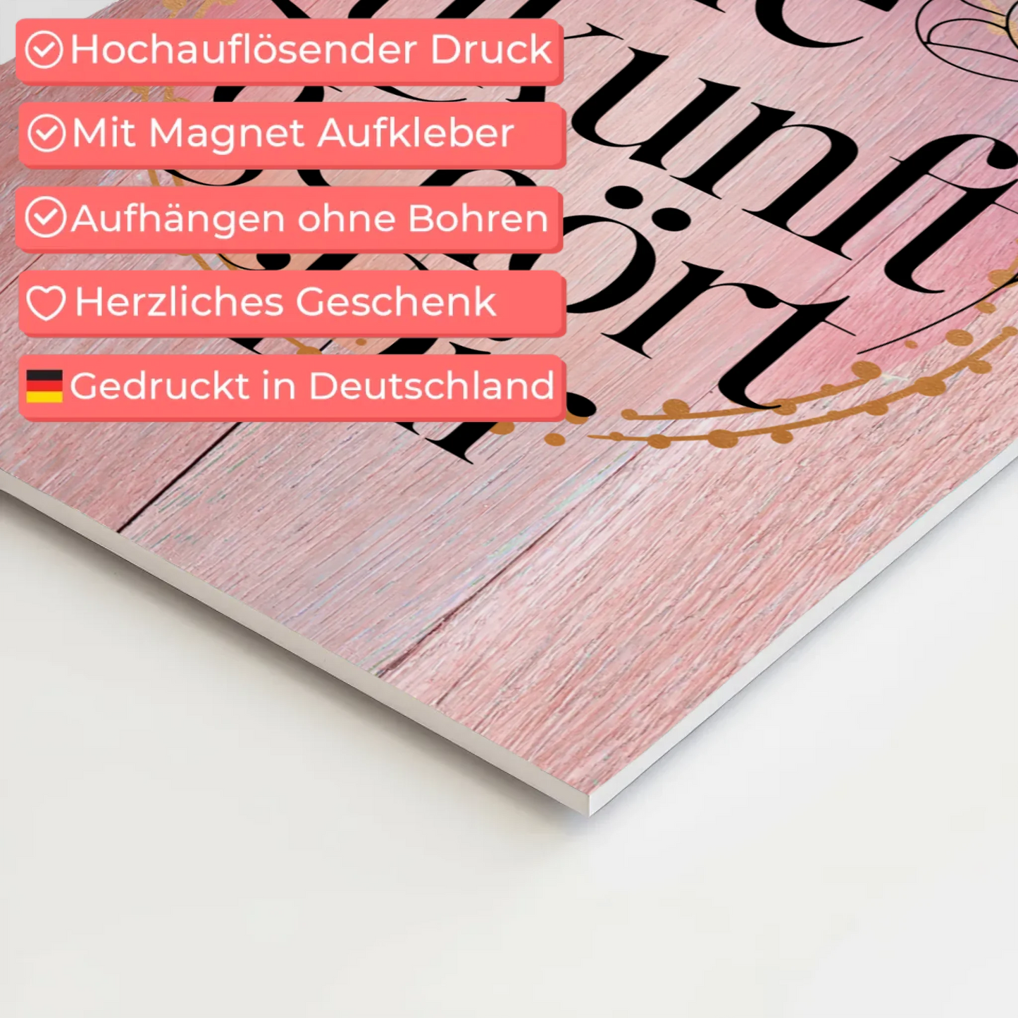 Spruch Fotoboard Magnet Wandbild Die Zukunft gehört dir