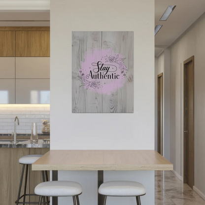 Magnet Poster mit Spruch Stay Authentic Geschenkidee