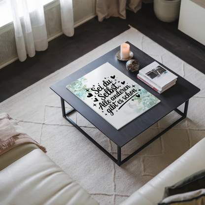 Magnet Poster Spruch Sei du selbst Geschenkidee