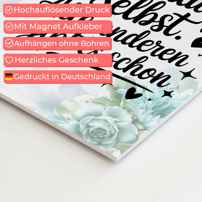 Magnet Poster Spruch Sei du selbst Geschenkidee