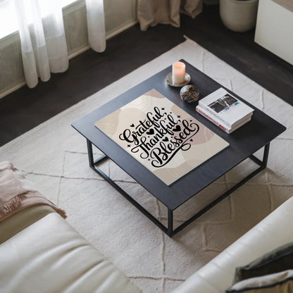 Magnet Poster Spruch Grateful Thankful Blessed Geschenk