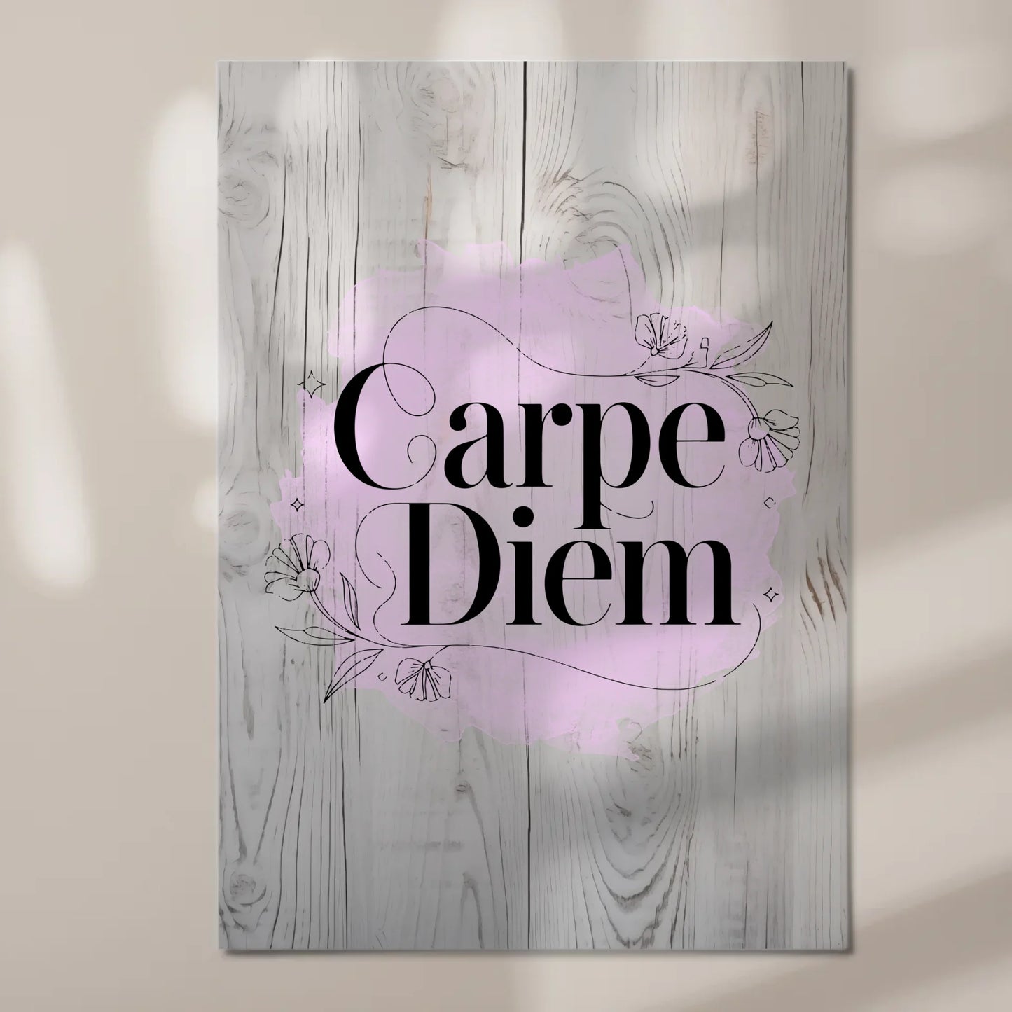 Carpe Diem Sprüche Poster Magentisch Personalisiert Fotoboard