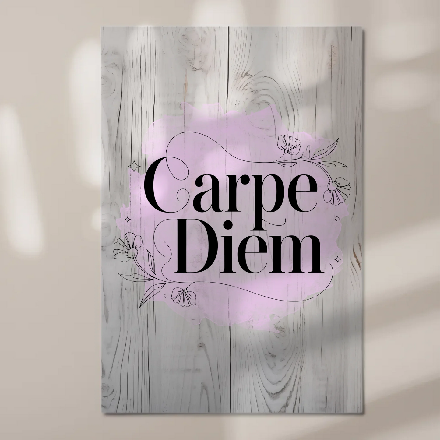 Carpe Diem Sprüche Poster Magentisch Personalisiert Fotoboard