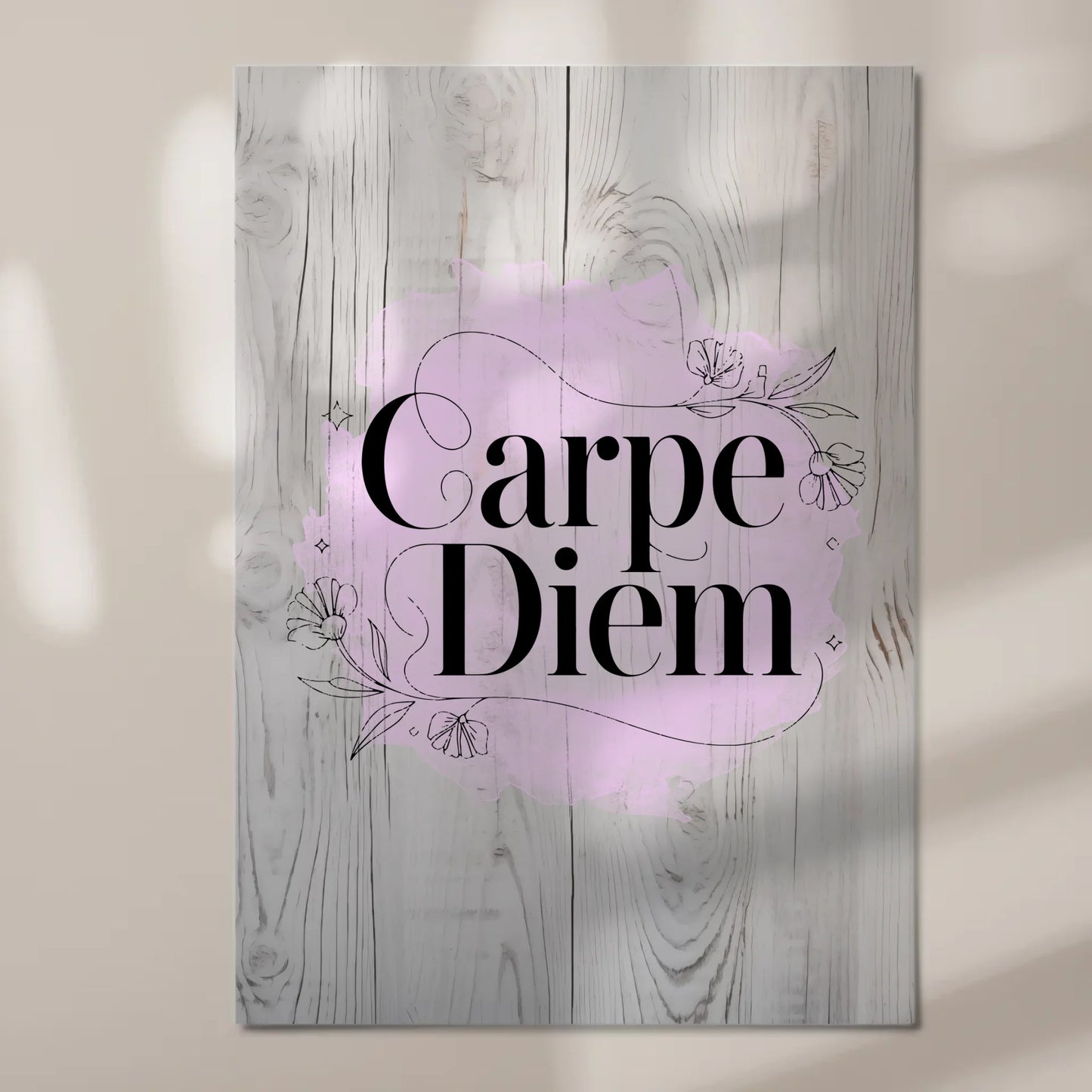 Carpe Diem Sprüche Poster Magentisch Personalisiert Fotoboard