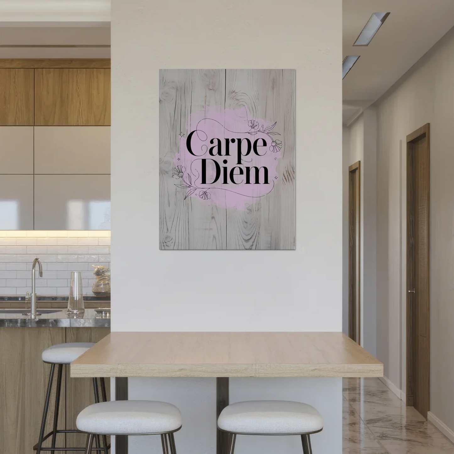 Carpe Diem Sprüche Poster Magentisch Personalisiert Fotoboard