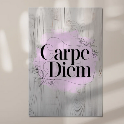 Carpe Diem Sprüche Poster Magentisch Personalisiert Fotoboard
