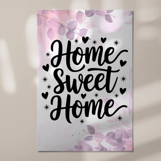Magnet Poster mit Spruch Home Sweet Home Geschenkidee