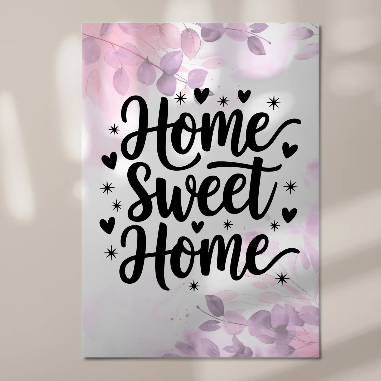 Magnet Poster mit Spruch Home Sweet Home Geschenkidee