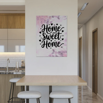 Magnet Poster mit Spruch Home Sweet Home Geschenkidee