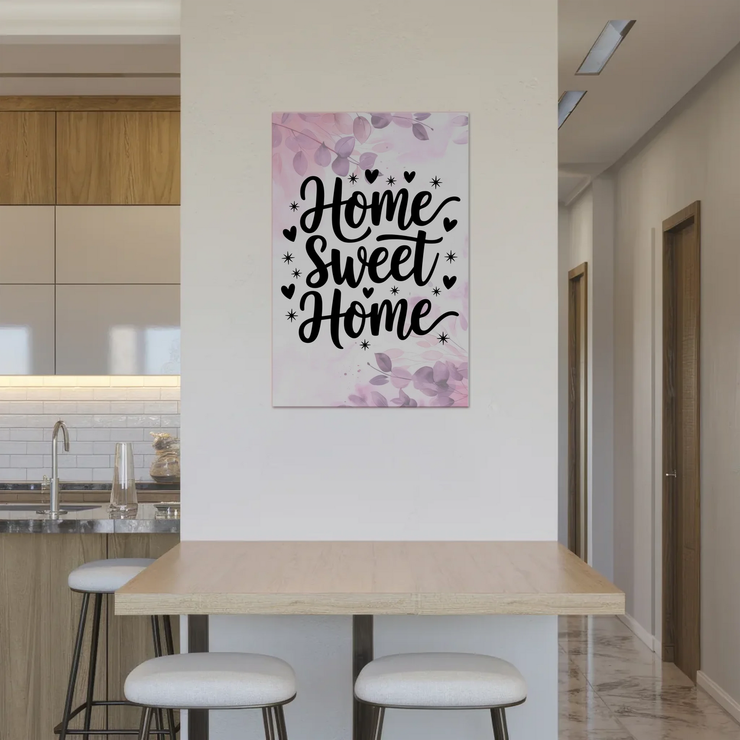 Magnet Poster mit Spruch Home Sweet Home Geschenkidee