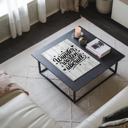 Sprüche Poster Magentisch Wunder warten überall Geschenk