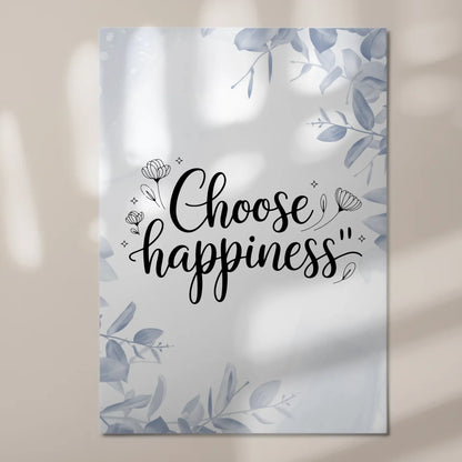 Magnet Poster Spruch Choose Happiness personalisiert
