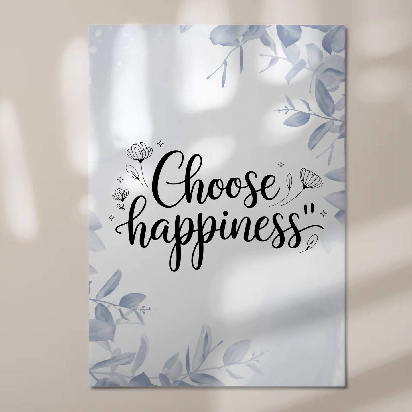 Magnet Poster Spruch Choose Happiness personalisiert
