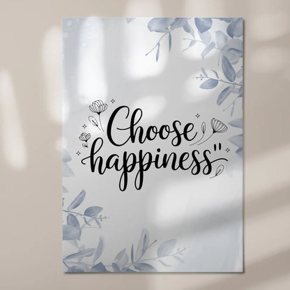Magnet Poster Spruch Choose Happiness personalisiert