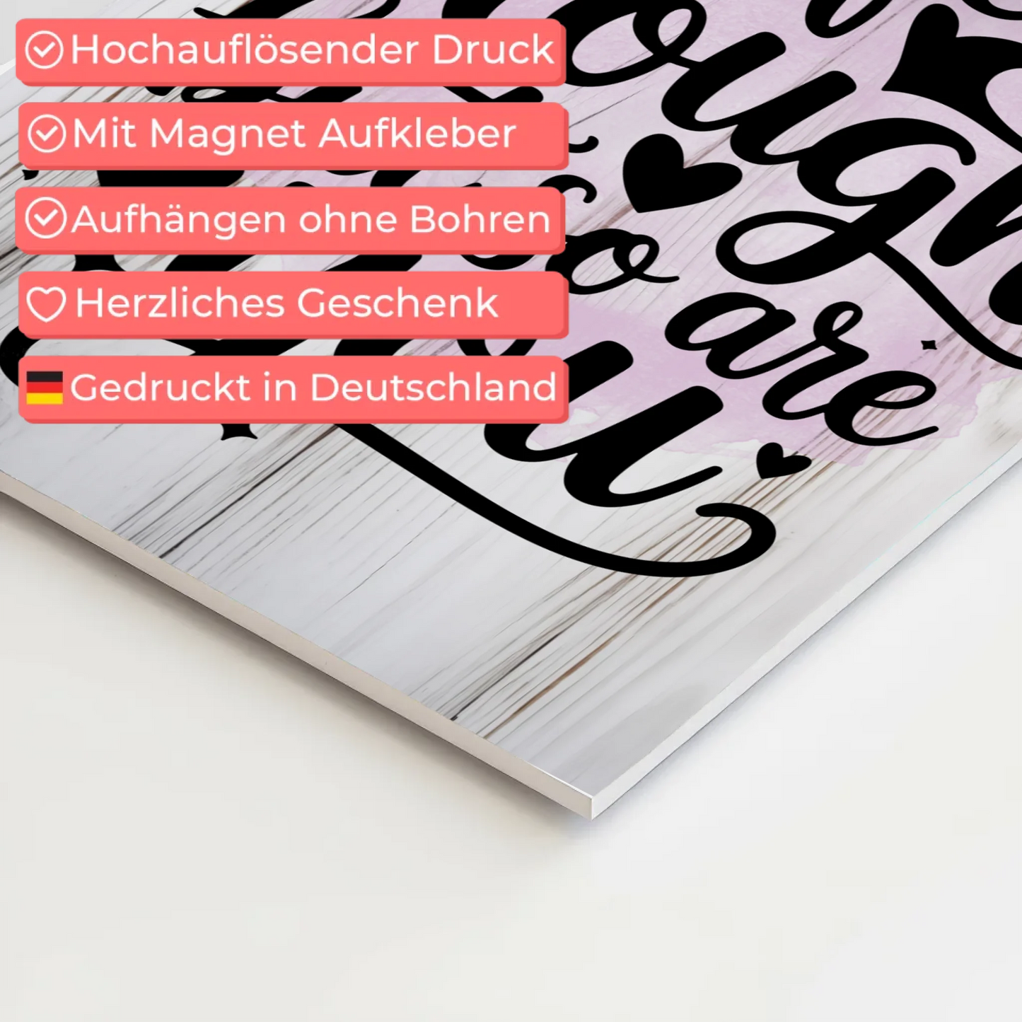 Magnet Poster Spruch Life is tough but so are you