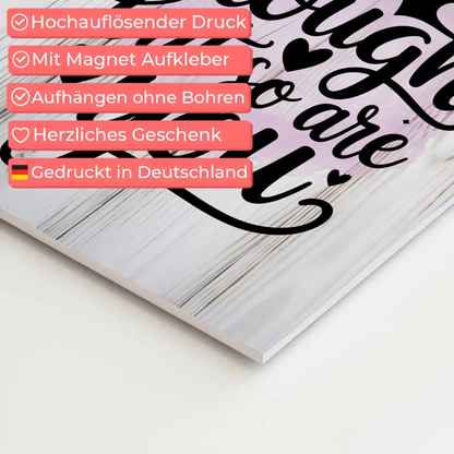 Magnet Poster Spruch Life is tough but so are you