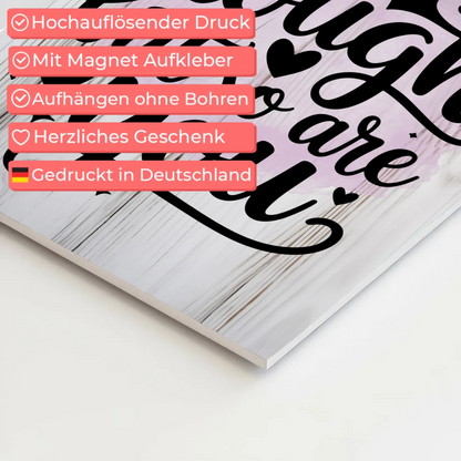 Magnet Poster Spruch Life is tough but so are you