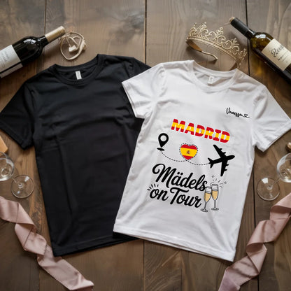 X.02.Schwarzes + Weißes T Shirt JGA Basic