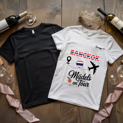 X.02.Schwarzes + Weißes T Shirt JGA Basic