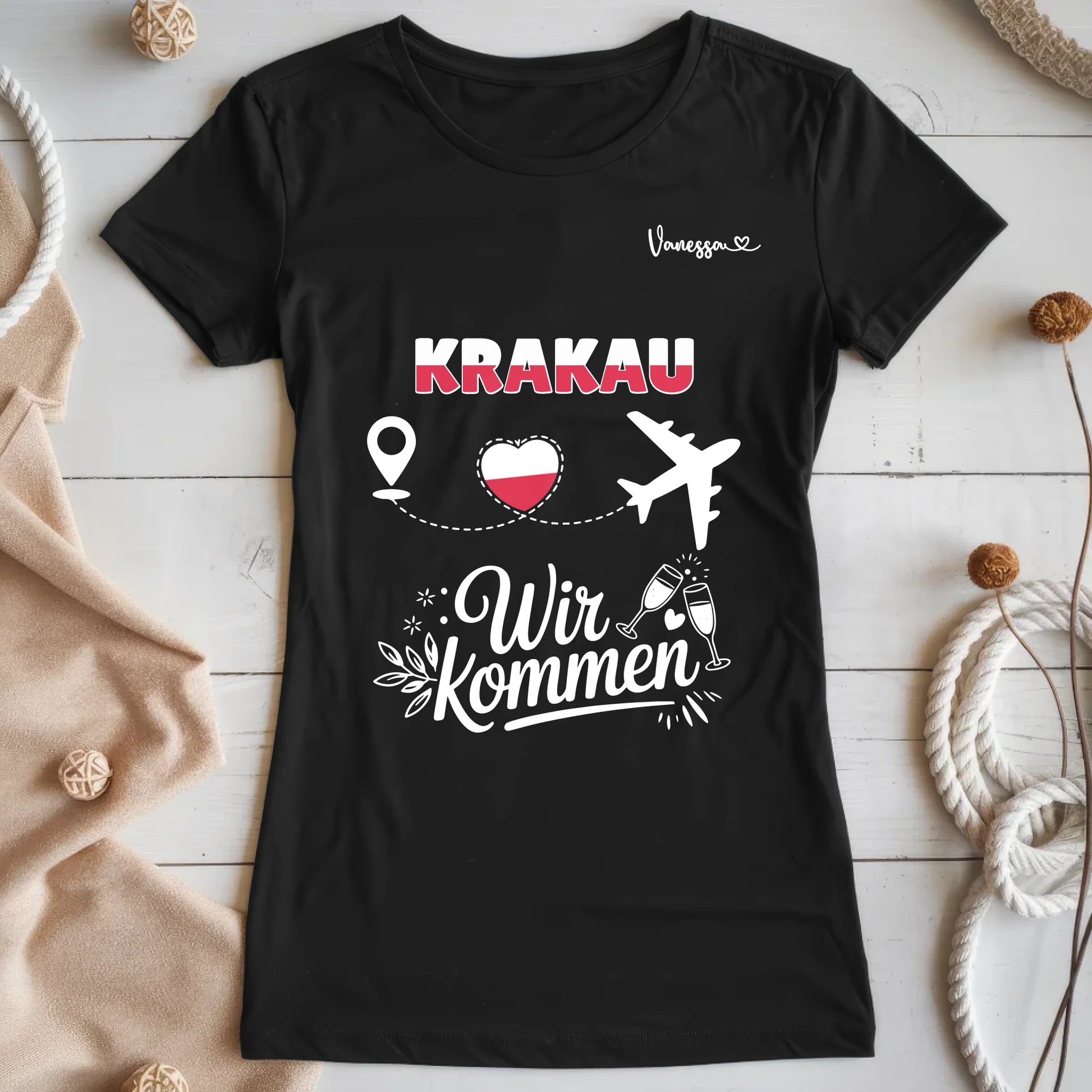 T-Shirt Schwarz