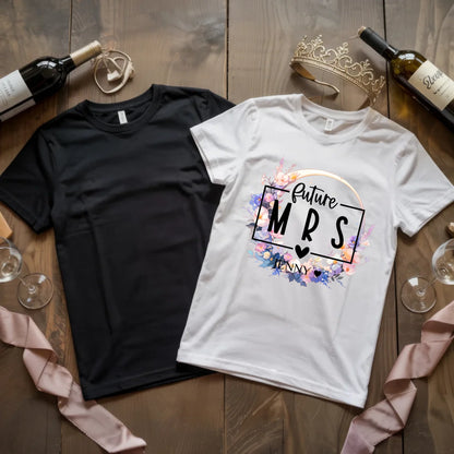 X.02.Schwarzes + Weißes T Shirt JGA Basic