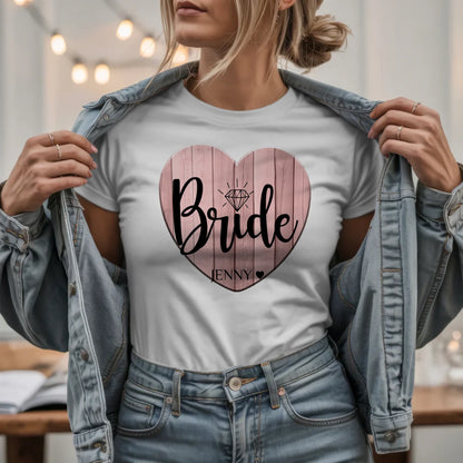 W.03.Damen-T-Shirt-Mockup-Basic HELL mit Jeansjacke