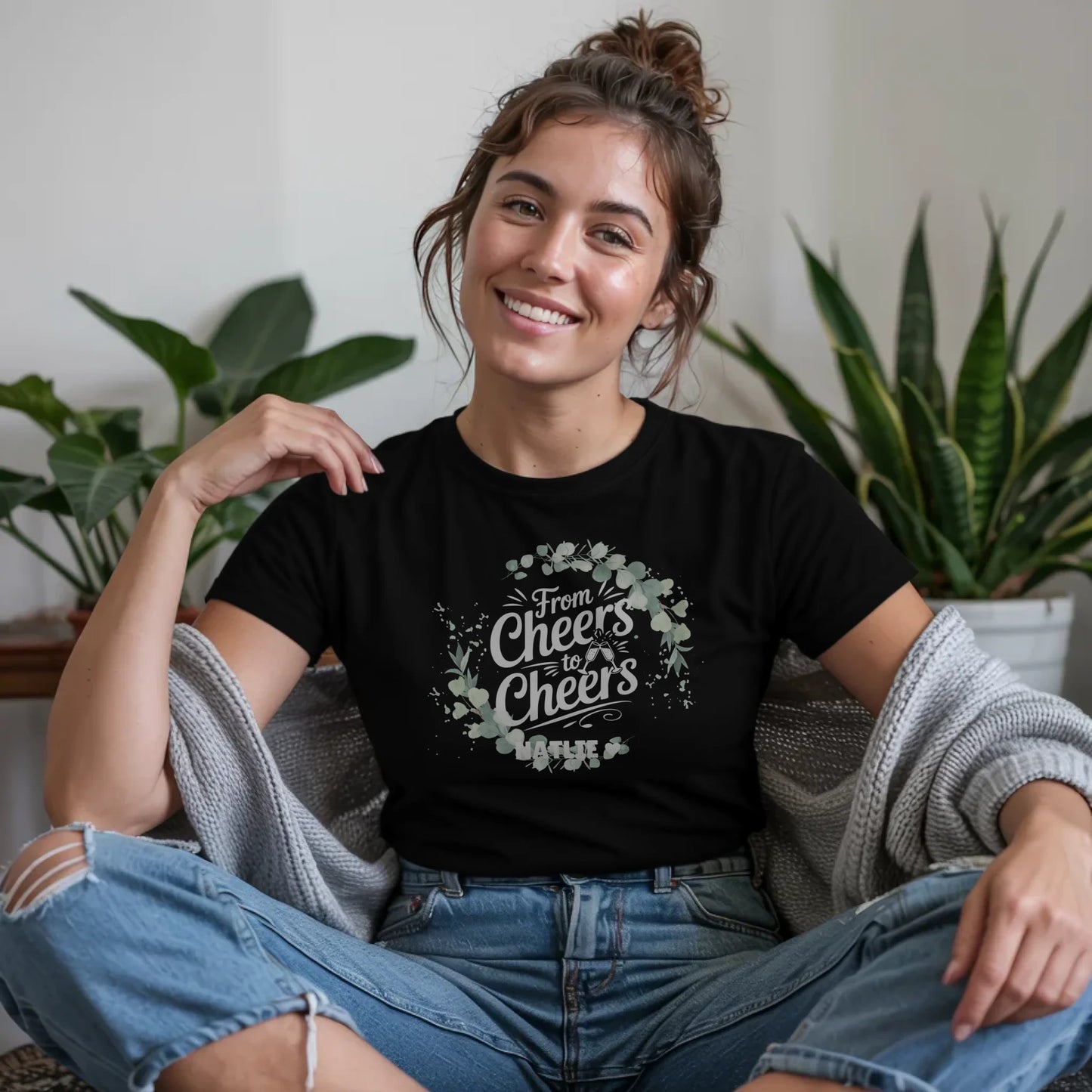 B.03.Damen-T-Shirt-Mockup-Basic-Wohnzimmer-Wolljacke---1