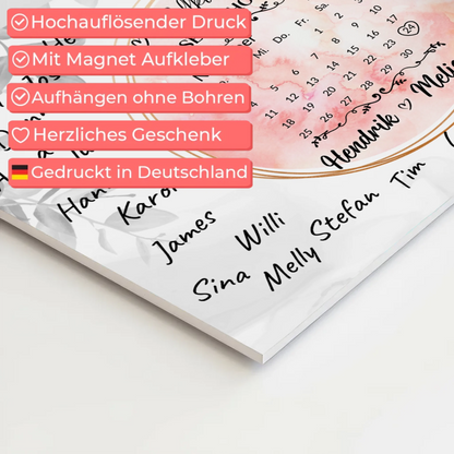 Willkommensschild Hochzeit Aquarell Kranz personalisiert