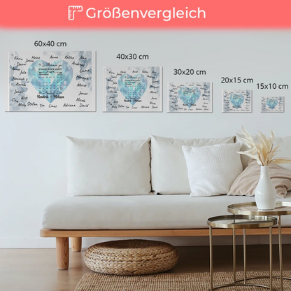 Fotoboard Hochzeit Herzlich Willkommen Blue Diamond