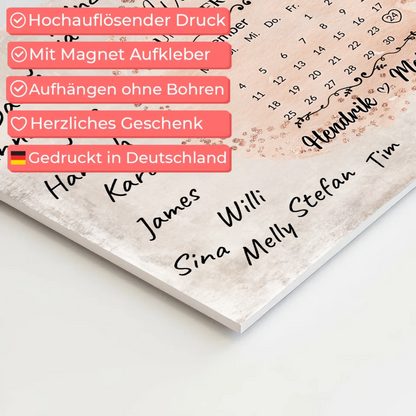 Hochzeit Willkommensschild für Unterschriften Farbklecks Rose