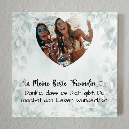 Personalisiertes Fotoboard Beste Freundin Zum Geburtstag