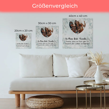 Personalisiertes Fotoboard Beste Freundin Zum Geburtstag