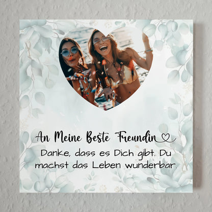 Personalisiertes Fotoboard Beste Freundin Zum Geburtstag