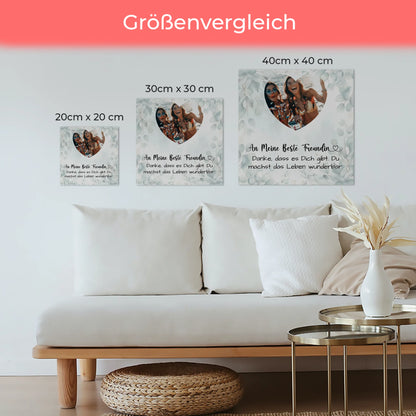 Personalisiertes Fotoboard Beste Freundin Zum Geburtstag