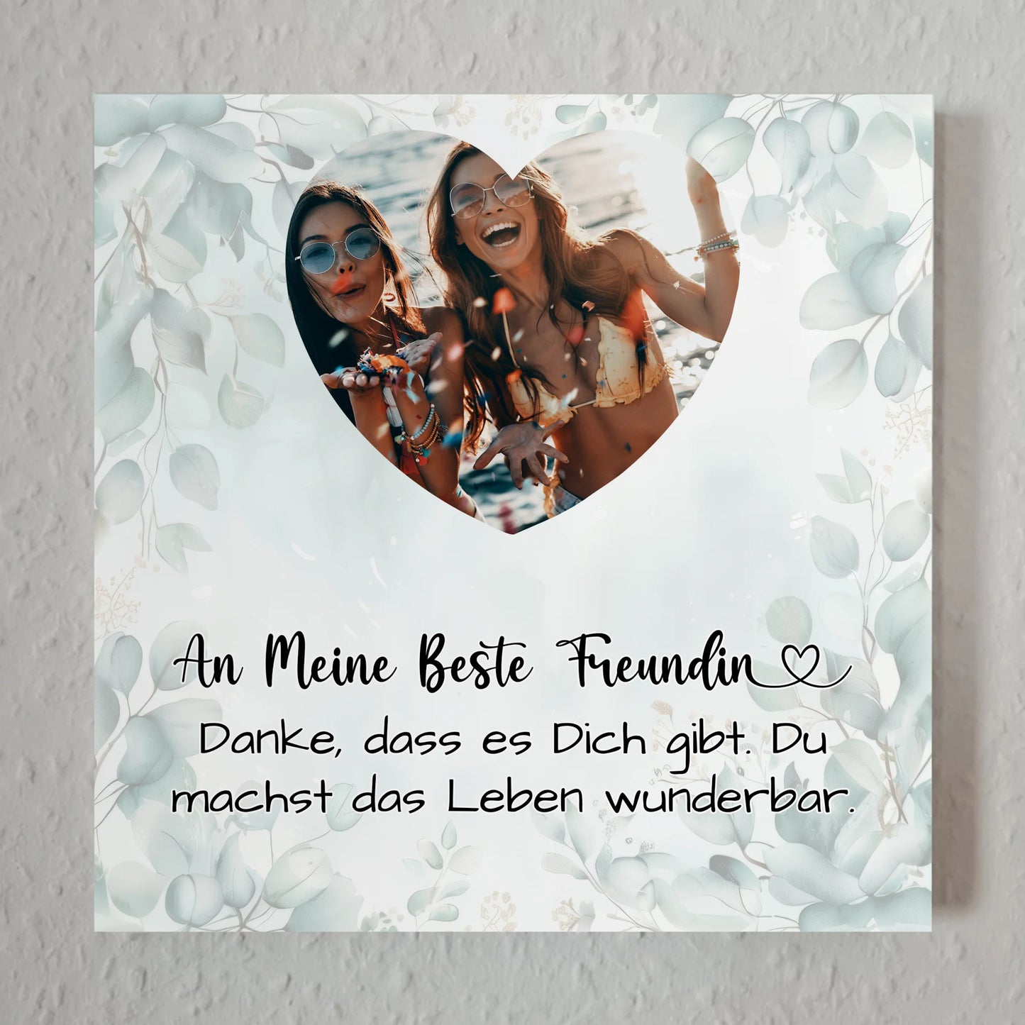 Personalisiertes Fotoboard Beste Freundin Zum Geburtstag