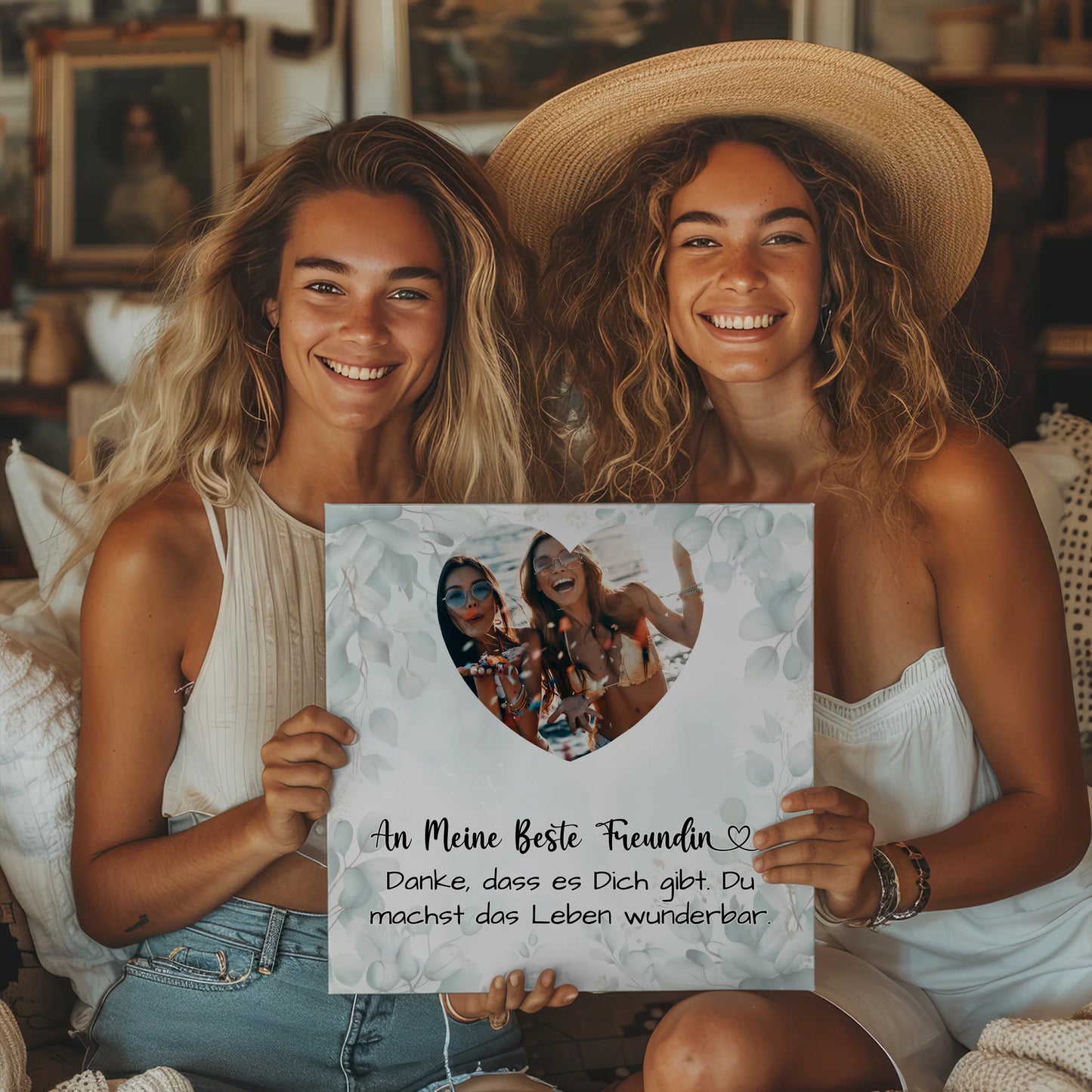 Personalisiertes Fotoboard Beste Freundin Zum Geburtstag