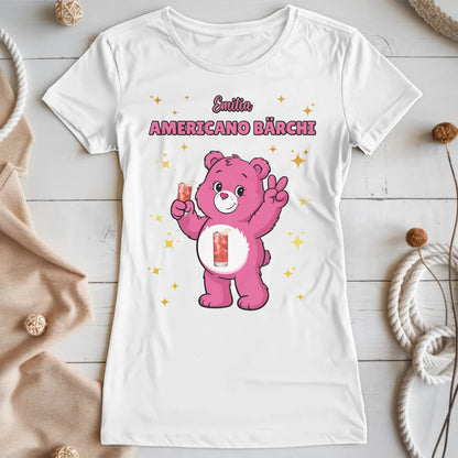 Saufbärchi T Shirt Americano Bärchi Sauf Bärchi Shirt für JGA und Party
