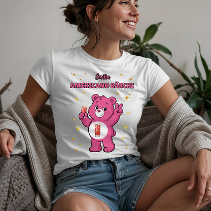 Saufbärchi T Shirt Americano Bärchi Sauf Bärchi Shirt für JGA und Party