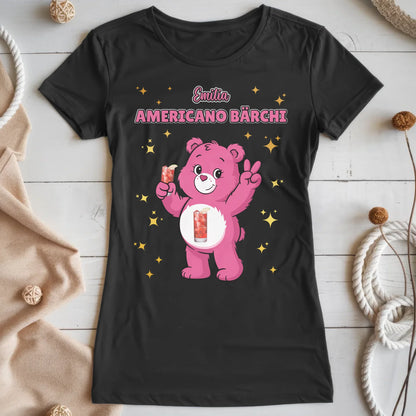 Saufbärchi T Shirt Americano Bärchi Sauf Bärchi Shirt für JGA und Party