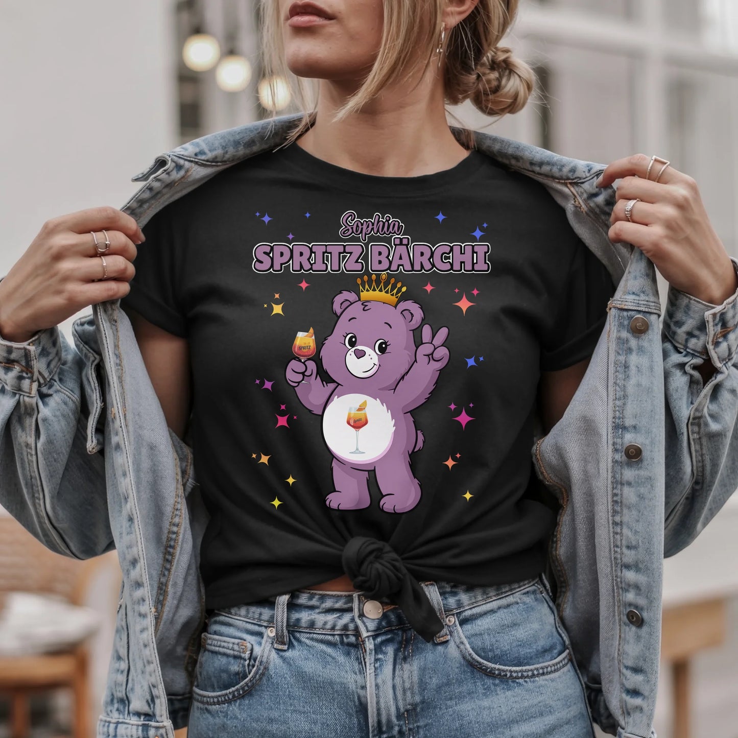 Saufbärchi TShirt Spritz Bärchi Sauf Bärchi Lustiges T-Shirt für JGA