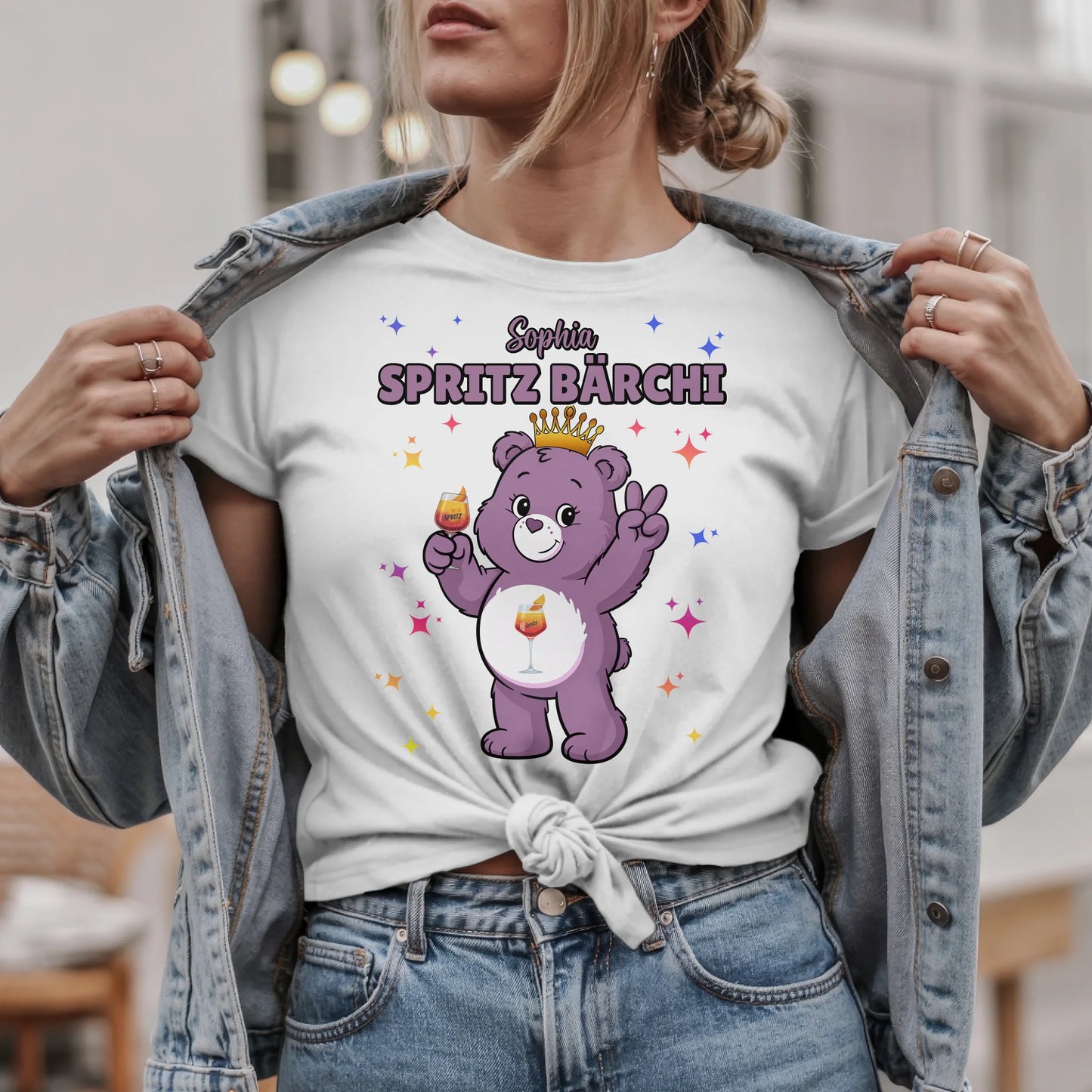 Saufbärchi TShirt Spritz Bärchi Sauf Bärchi Lustiges T-Shirt für JGA
