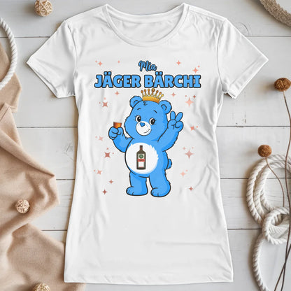 Sauf Bärchi T Shirt Jäger Bärchi Saufbärchi Shirt für JGA und Party
