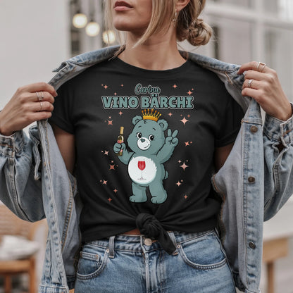 Lustiges Shirt Sauf Bärchi Vino Bärchi Sauf Bärchi JGA T-Shirt