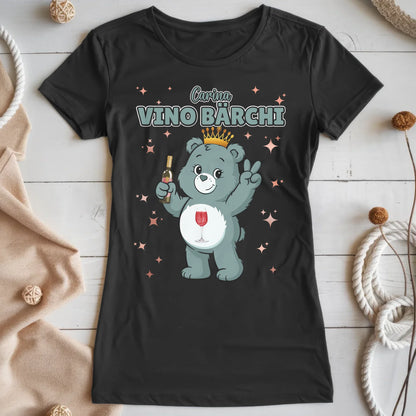 Lustiges Shirt Sauf Bärchi Vino Bärchi Sauf Bärchi JGA T-Shirt