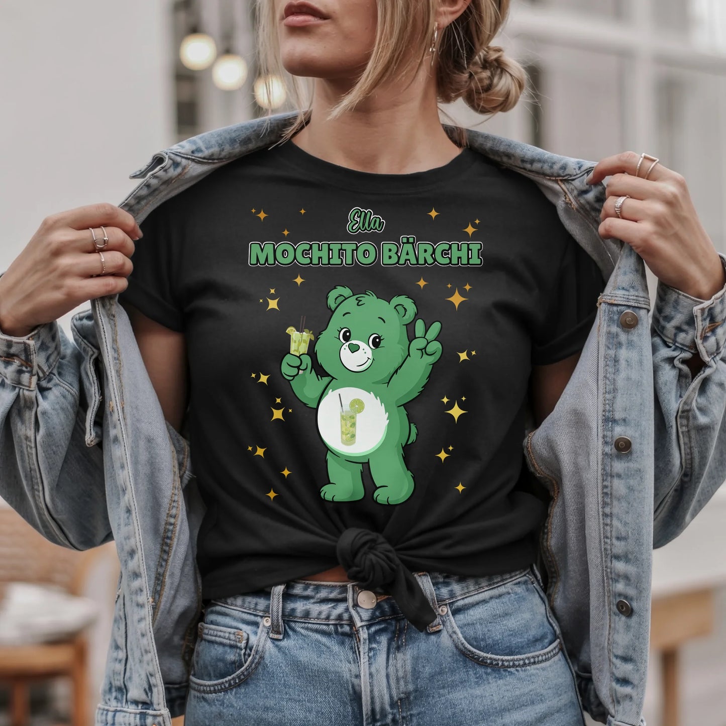 Lustiges T Shirt Sauf Bärchi Mochito Bärchi Sauf Bärchi JGA Shirt