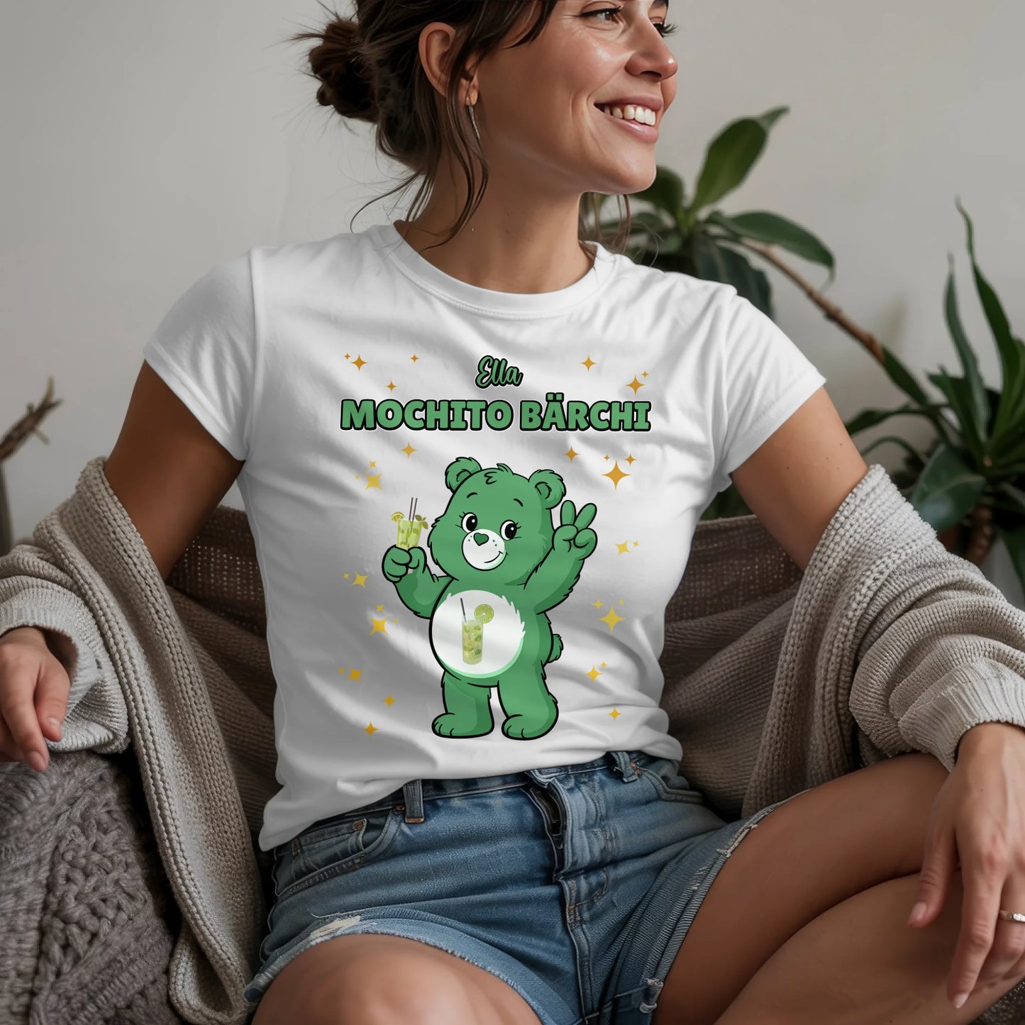 Lustiges T Shirt Sauf Bärchi Mochito Bärchi Sauf Bärchi JGA Shirt