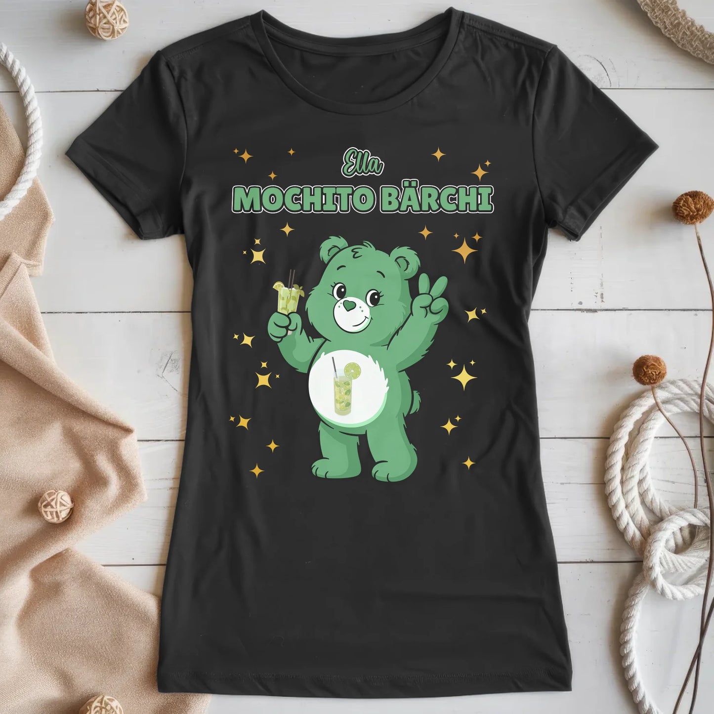 Lustiges T Shirt Sauf Bärchi Mochito Bärchi Sauf Bärchi JGA Shirt