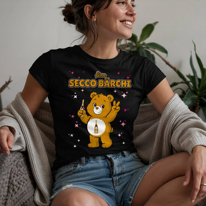 Saufbärchi TShirt Secco Bärchi Sauf Bärchi Lustiges T-Shirt für JGA