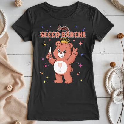 Sauf Bärchi TShirt Secco Bärchi Saufbärchi Lustiges T-Shirt für JGA