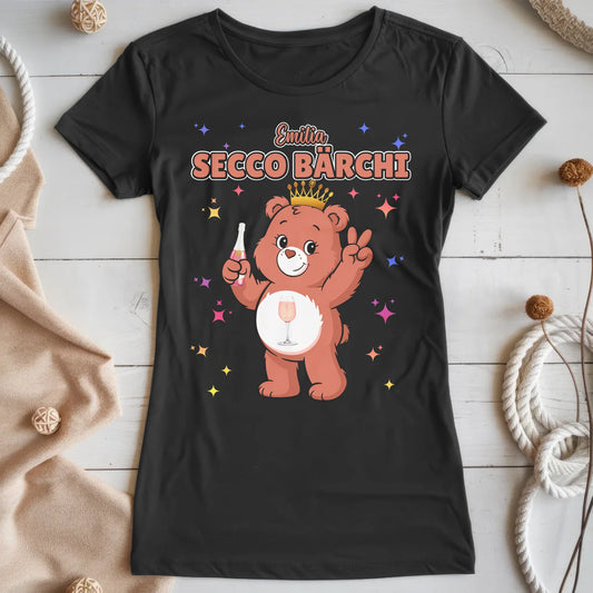 Sauf Bärchi TShirt Secco Bärchi Saufbärchi Lustiges T-Shirt für JGA